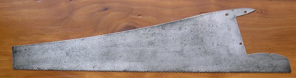 Compact 1874 saw blade sans handle