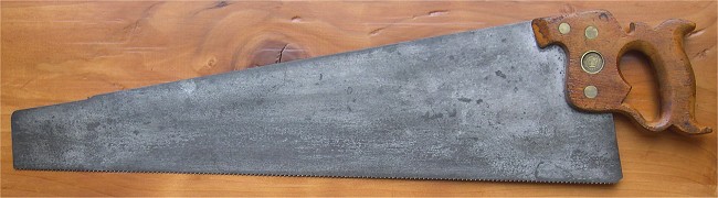 early-1870's No. 7 Handsaw