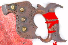 old amputation saw handle