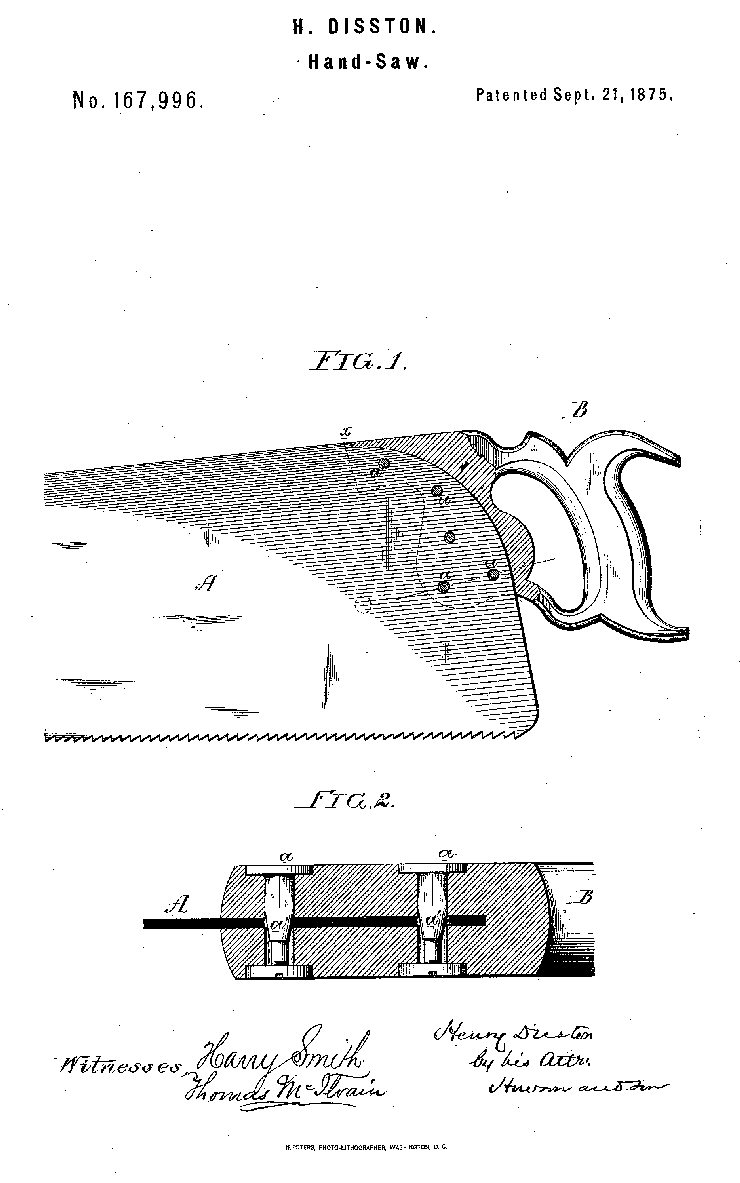 Covertop Handle patent